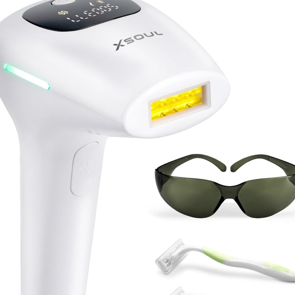 XSOUL At-Home IPL Permanent Hair Removal for Women and Men